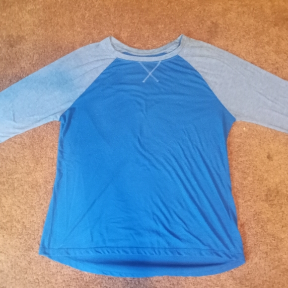 Blue2tone 3qtr tshirt - Picture 2 of 4